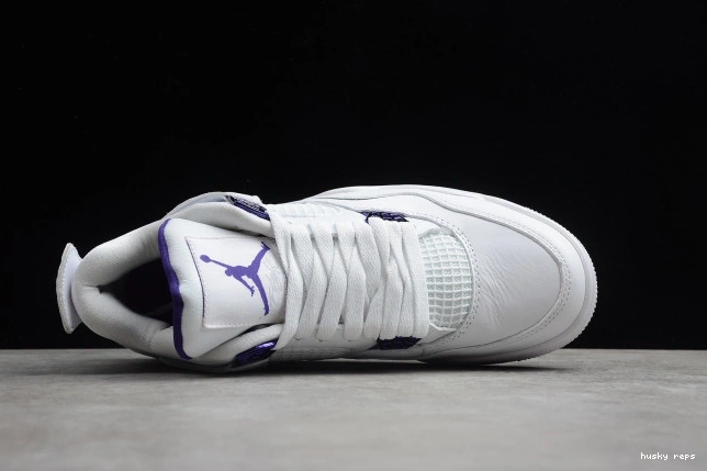 Rep Husky Air 4 CT8527-115 Purple Jordan Court 0825